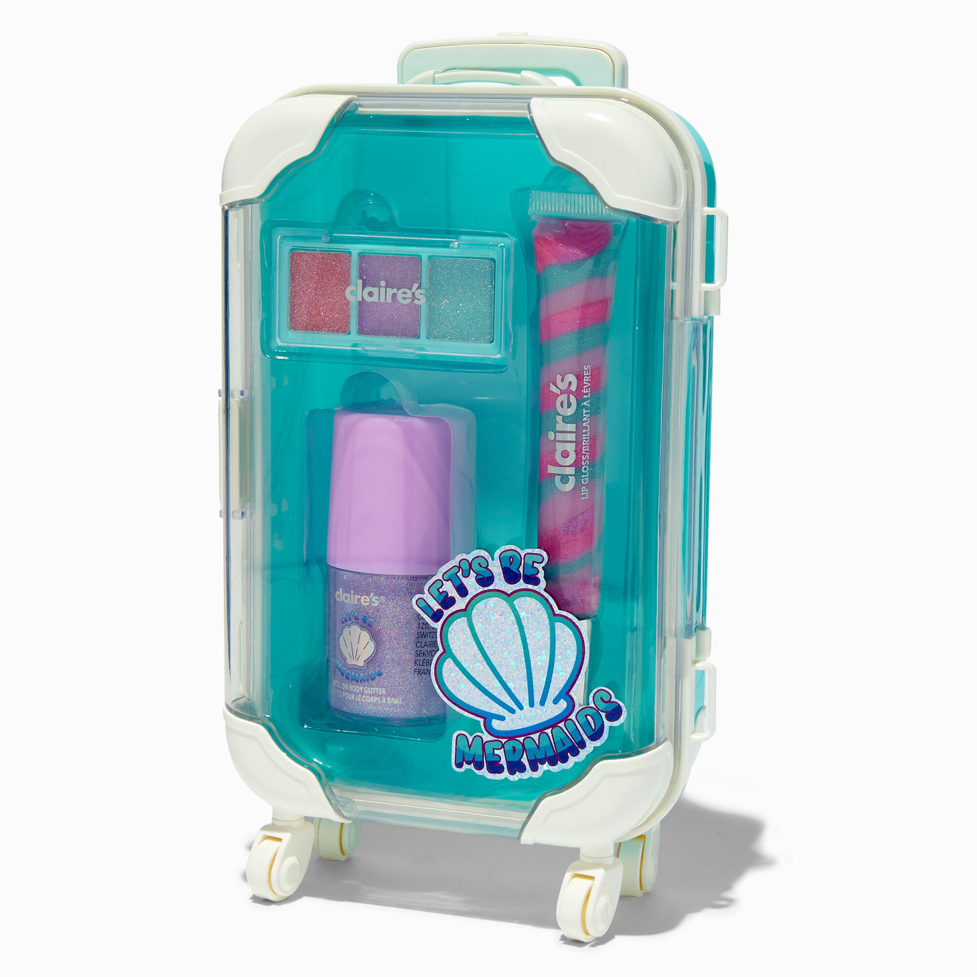 View Claires Mermaid Luggage Body Art Makeup Set information