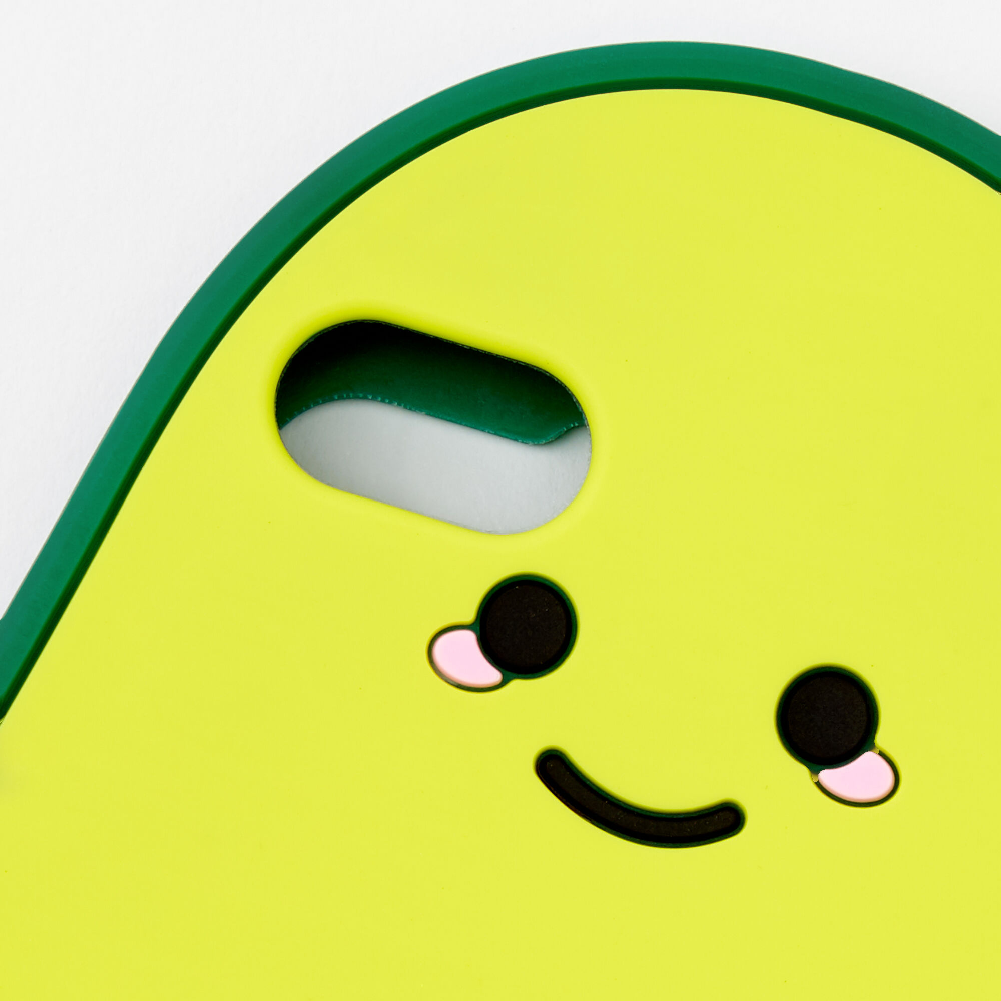 Smiling Avocado Silicone Phone Case - Fits iPhone® 5,