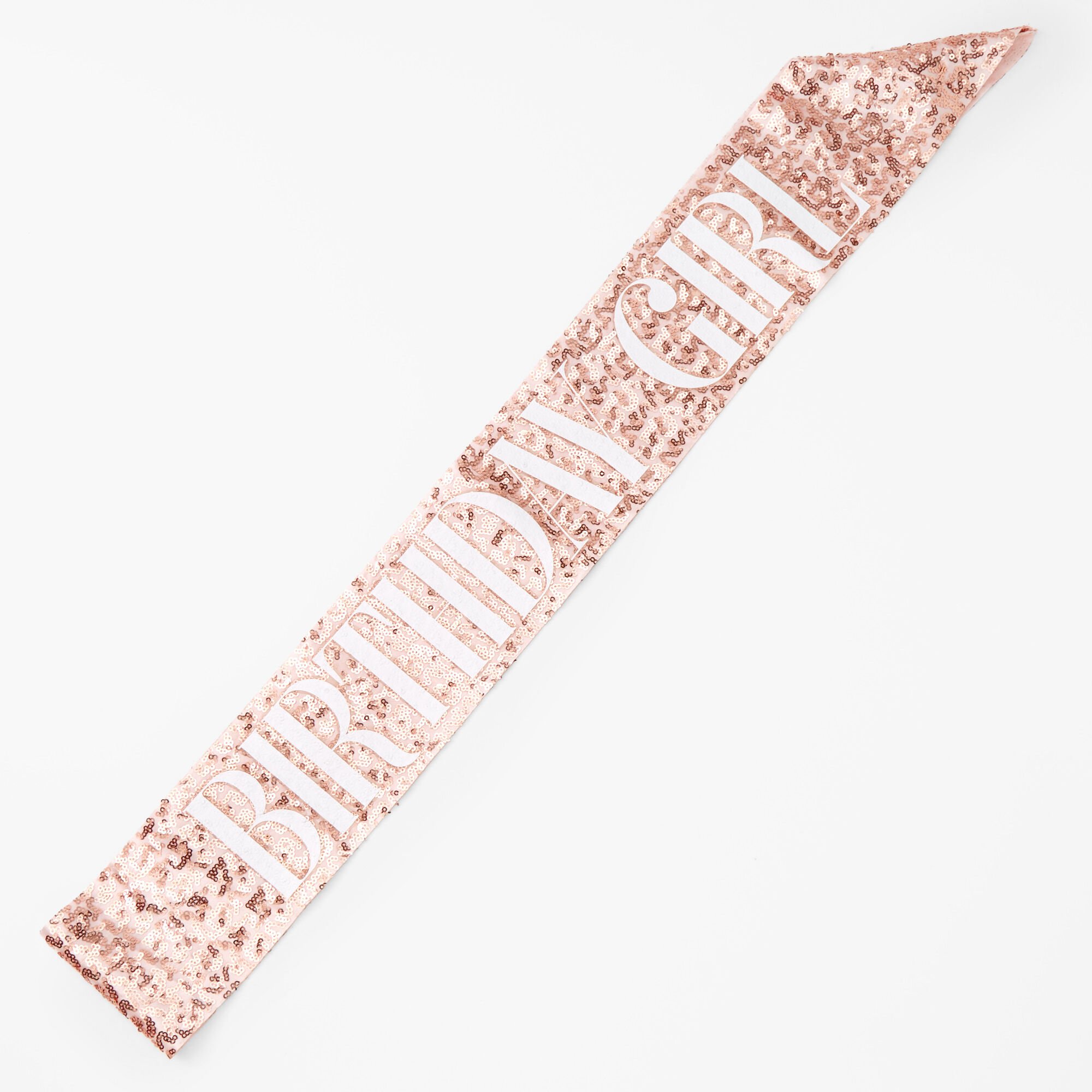 View Claires Birthday Girl Sequin Sash Pink information