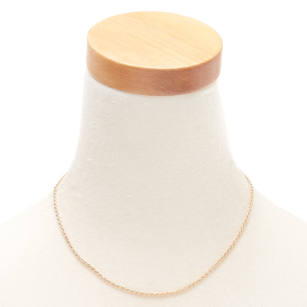Gold Twisted Rope Statement Necklace,