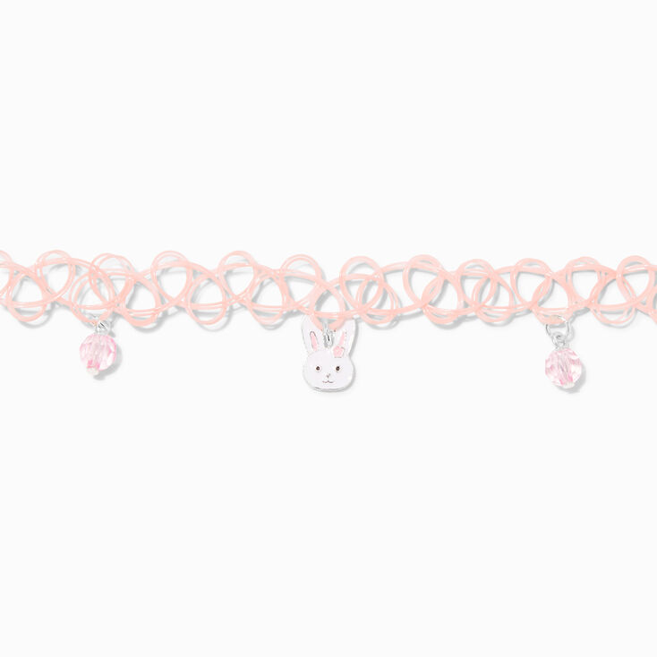Easter Charms Tattoo Choker Necklace,