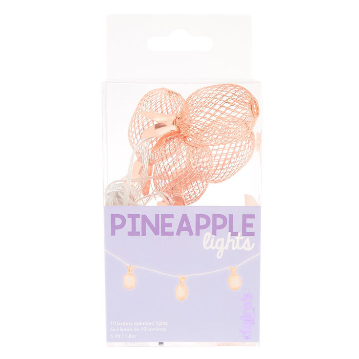 Rose Gold Pineapple Light Strands,