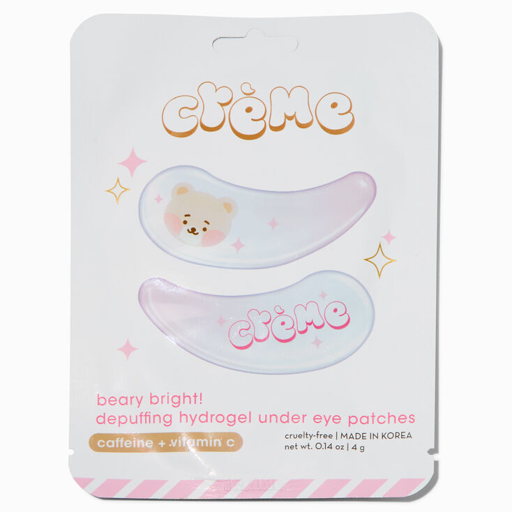The Cr&egrave;me Shop&reg; Beary Bright! Depuffing Hydrogel Under Eye Patches - 2 Pack,