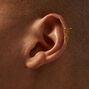 Gold-tone Stainless Steel Chain 18G Cartilage Hoop Earring,