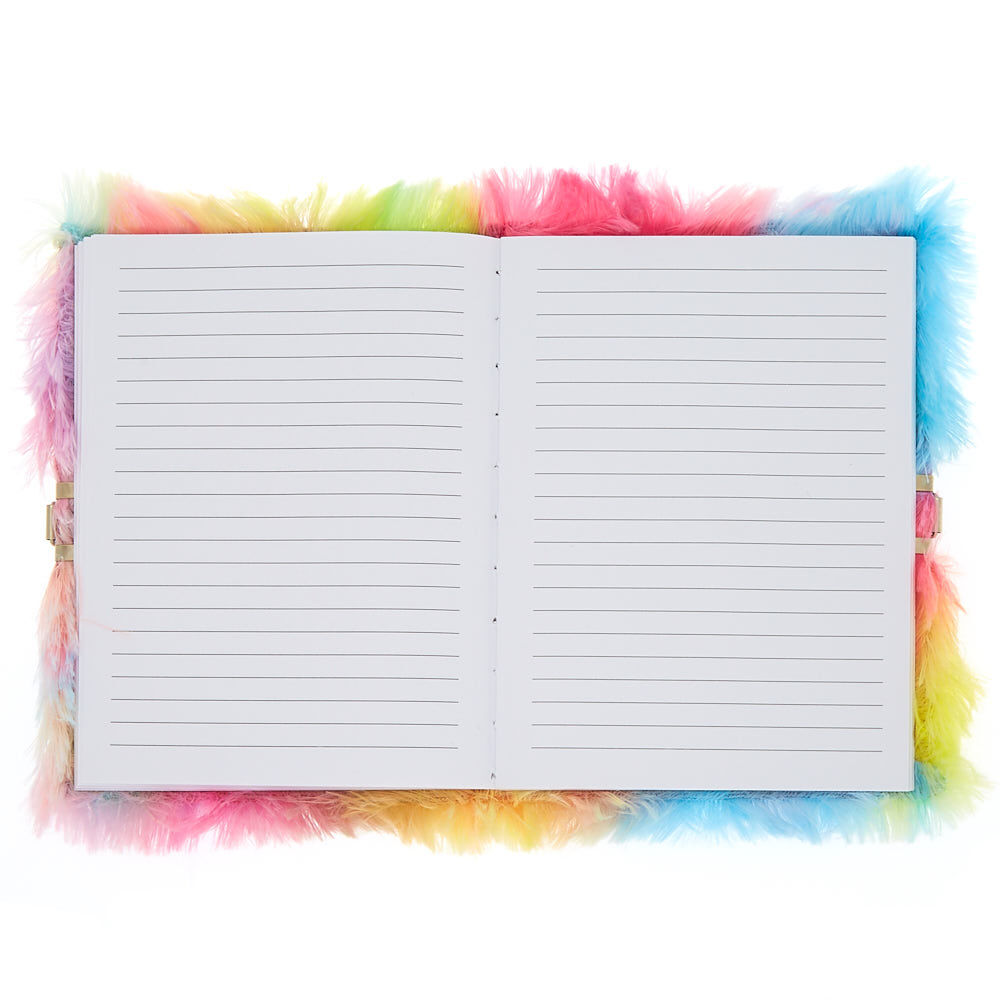 Rainbow Emoji Lock Soft Notebook,