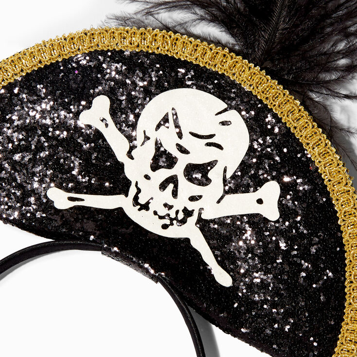 Skull &amp; Crossbones Pirate Hat Headband,