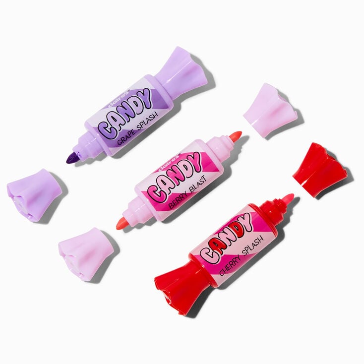 Red Candy Wrapper Scented Highlighters - 3 Pack,