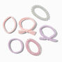 Pastel Mixed Hair Tie Set - 6 Pack,