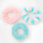 Claire&#39;s Club Small Furry Pastel Hair Scrunchies - 3 Pack,