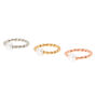 Mixed Metal 16G Pearl Twist Nose Rings - 3 Pack,