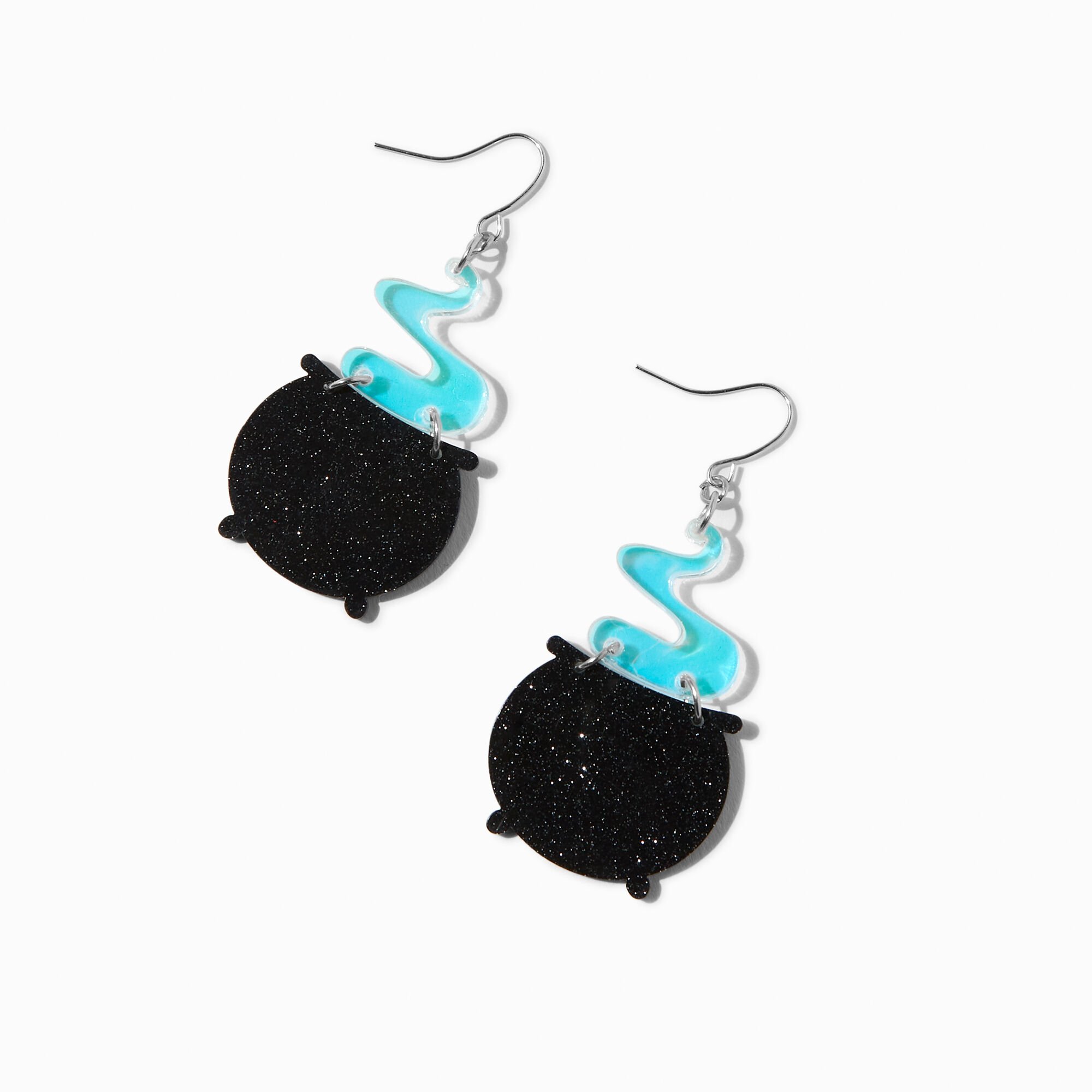 View Claires Witchs Cauldron 2 Drop Earrings Blue information