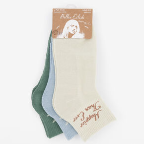 Billie Eilish Happier Than Ever Ankle Socks - 3 Pack,