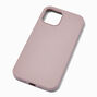 Solid Mauve Silicone Phone Case - Fits iPhone&reg; 12/12 Pro,