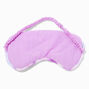 Masque de sommeil en peluche lilas effet tie-dye,