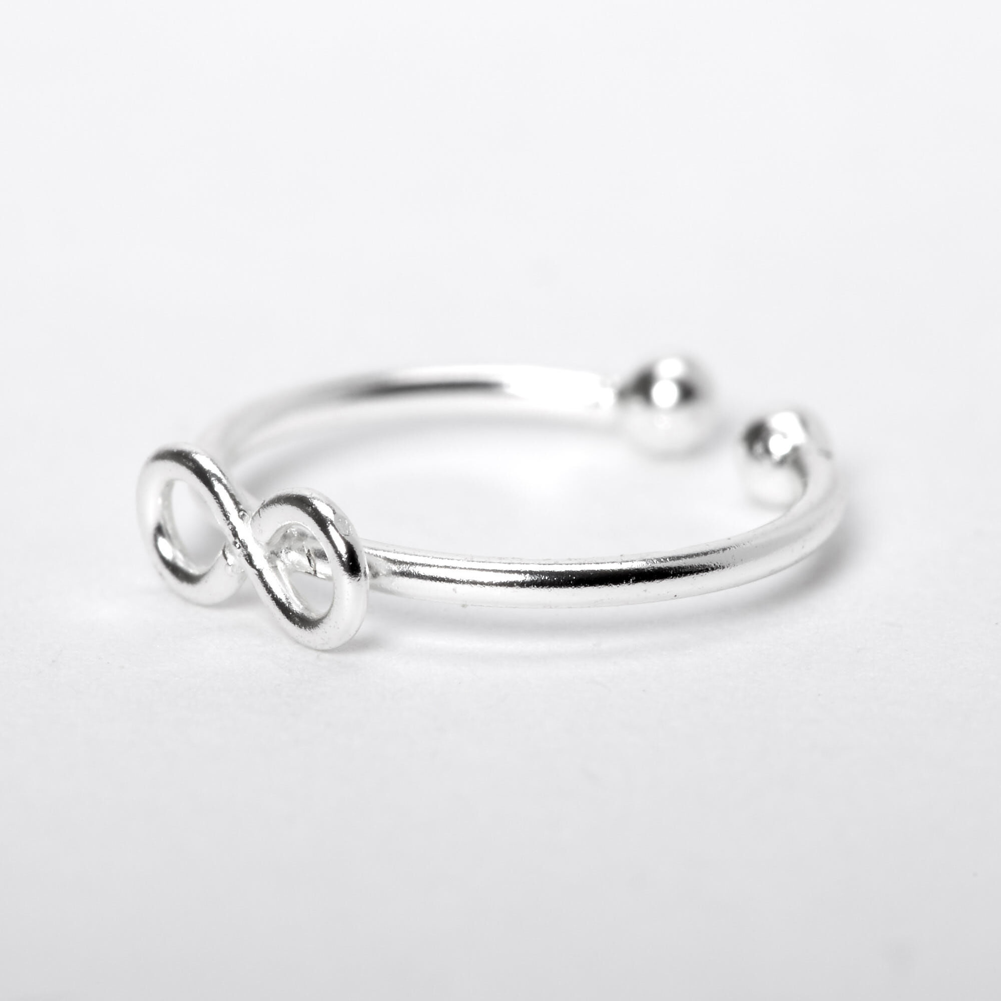 Sterling Silver Infinity Faux Nose Ring Claire's US