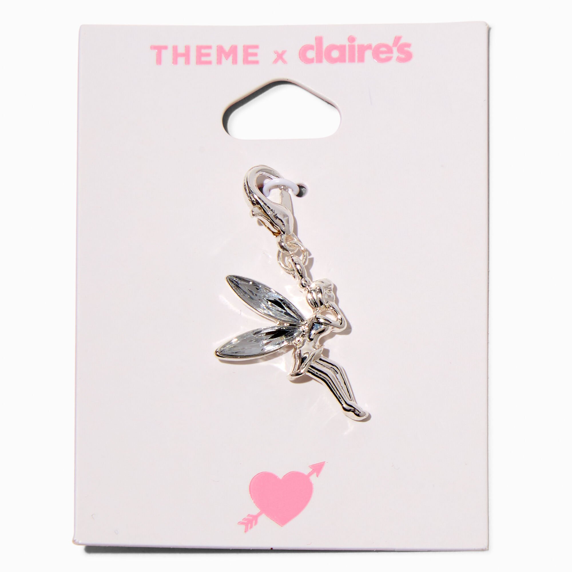 T H E M E x Claire's Silver-tone Fairy Charm,