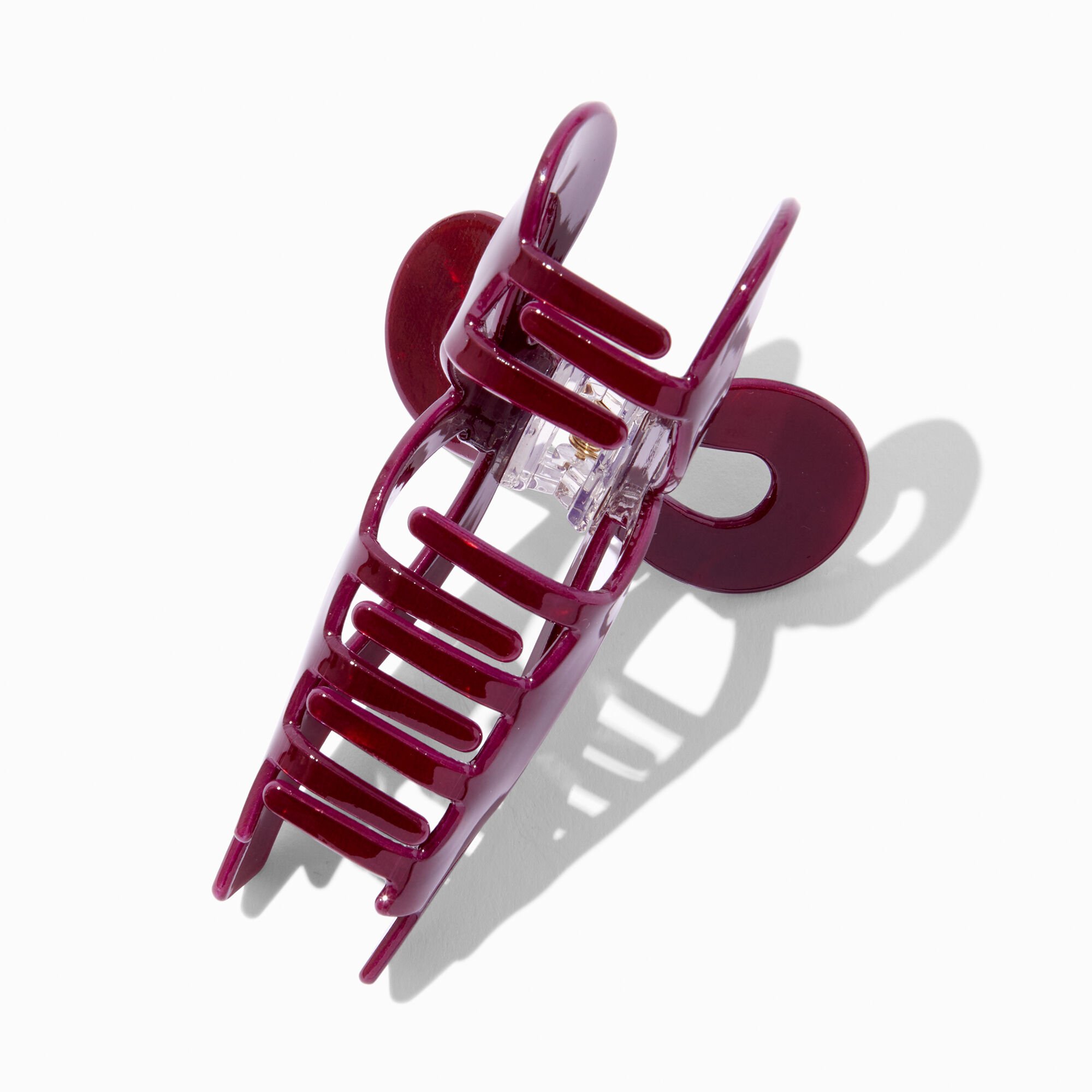 Maroon Bow Hair Claw,