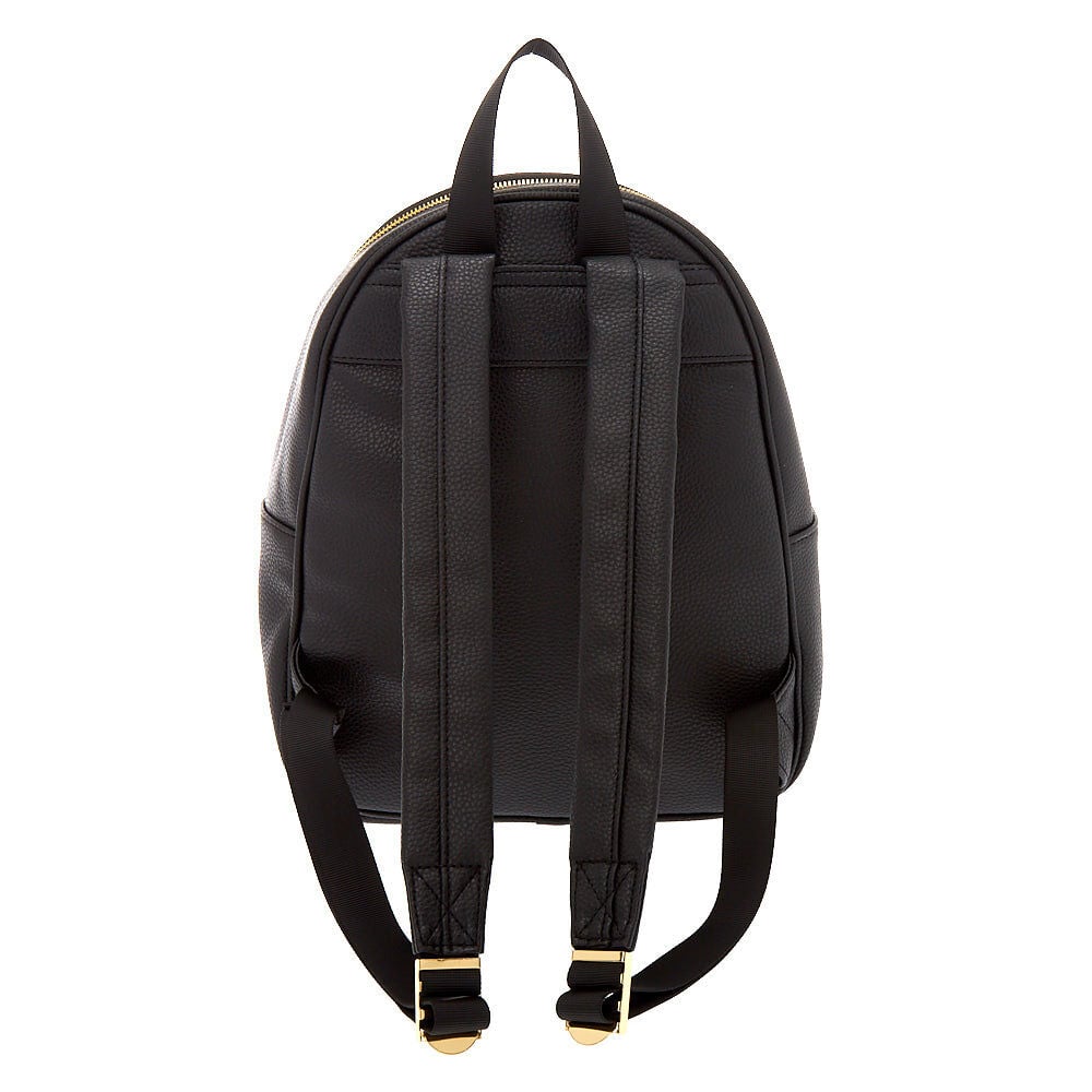 Quilted Medium Backpack - Black,