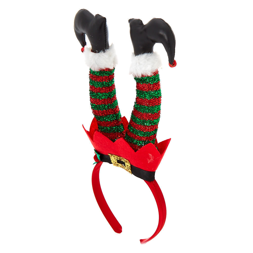 Elf Legs Headband - Red,