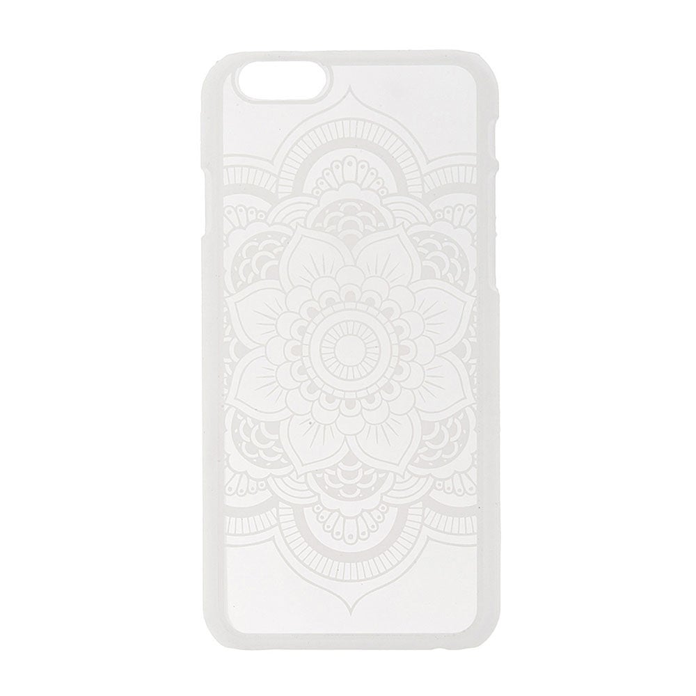 White Mandala Phone Case,