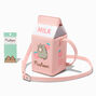 Pusheen&reg; Strawberry Milk Carton Crossbody Bag,