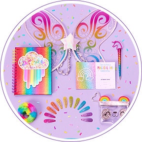 fun rainbow accessories & wings
