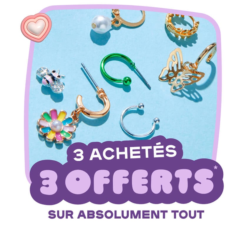 BUY 3 GET 3 FREE* ABSOLUTELY EVERYTHING