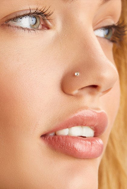 Buy Hello Kitty Womens 20G Nose Ring Bone Stud - Stainless Steel Nose Stud  20 Gauge Face - Officially Licensed, Stainless Steel, No Gemstone at  Amazon.in