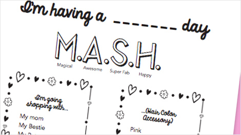 MASH Printable