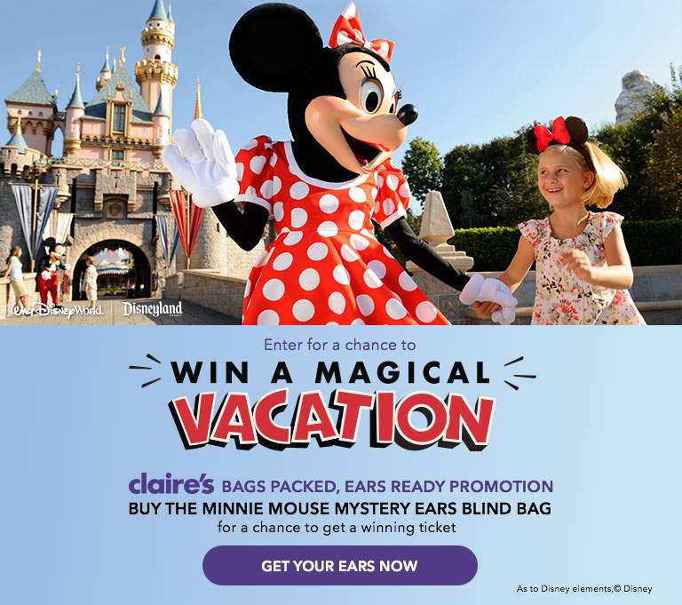 Win a Magical Vacation from Claire's