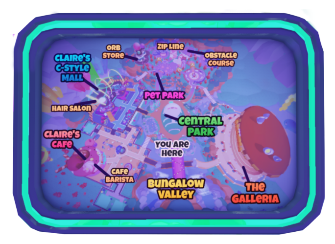 Map of Shimmerville