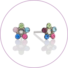 9ct Gold Rhodium Plated