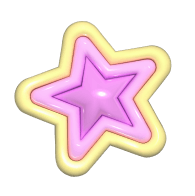 Pink and yellow star