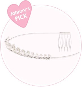 Silver Pearl Enchantment Tiara