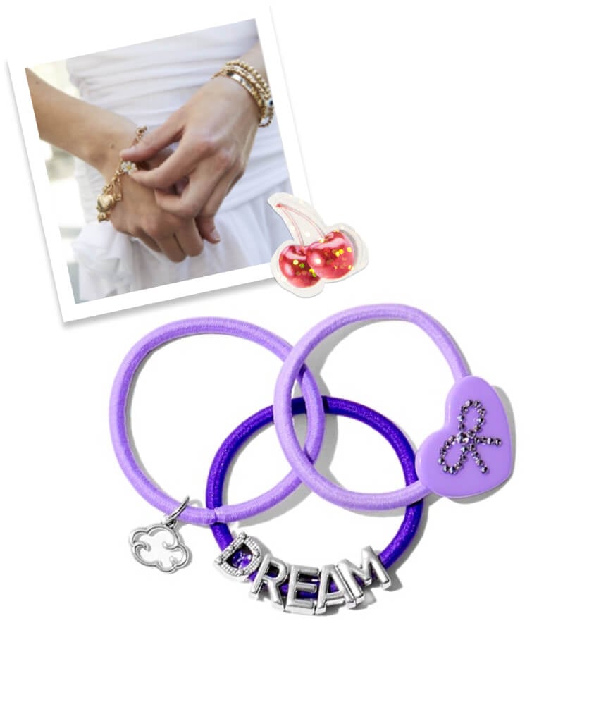 Pictures of Ariella and Claire's accessories