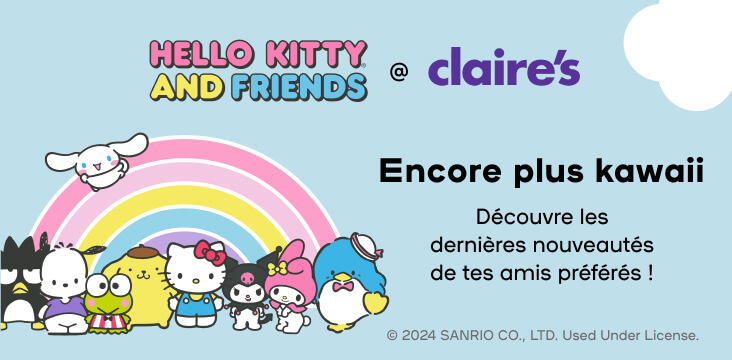 Hello Kitty and Friends @ Claire's - Next Level Kawaii - Shop the latest from everyone's fave friends!