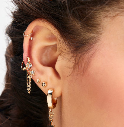 Multi Lobe Earrings