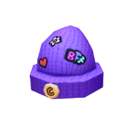 Purple beanie