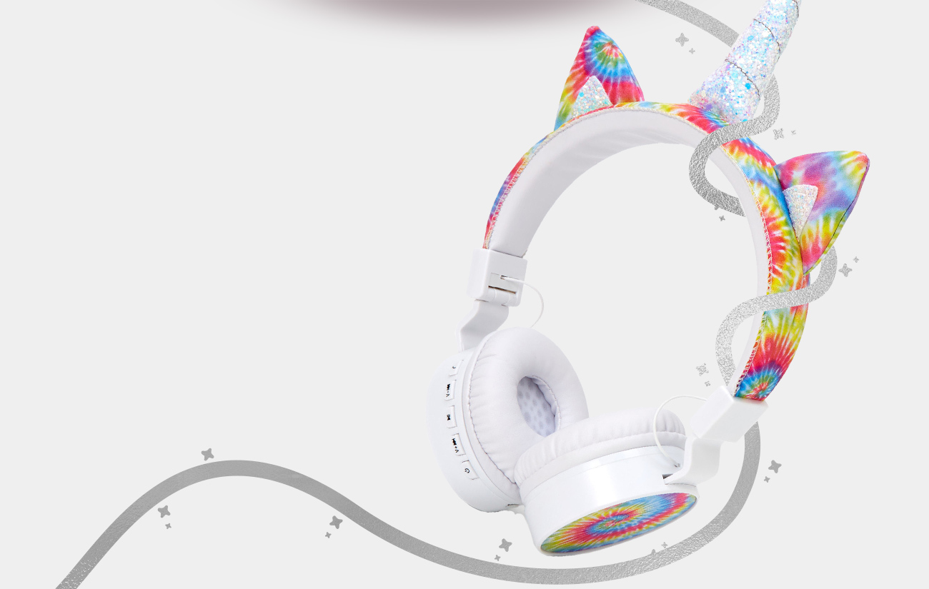 Rainbow Unicorn Headphones