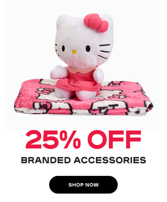 25% OFF* Branded Accessories