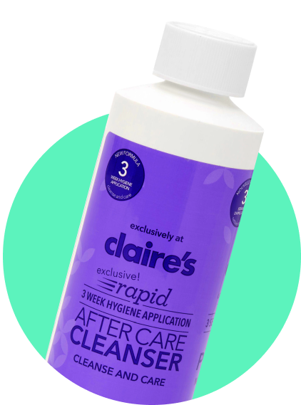 Claires Piercing Aftercare Saline Solution for Piercings - Nose
