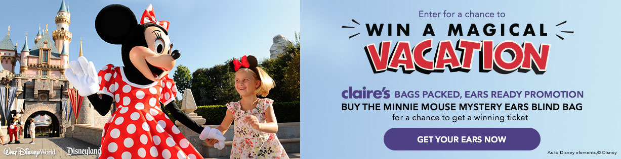Win a Magical Vacation from Claire's