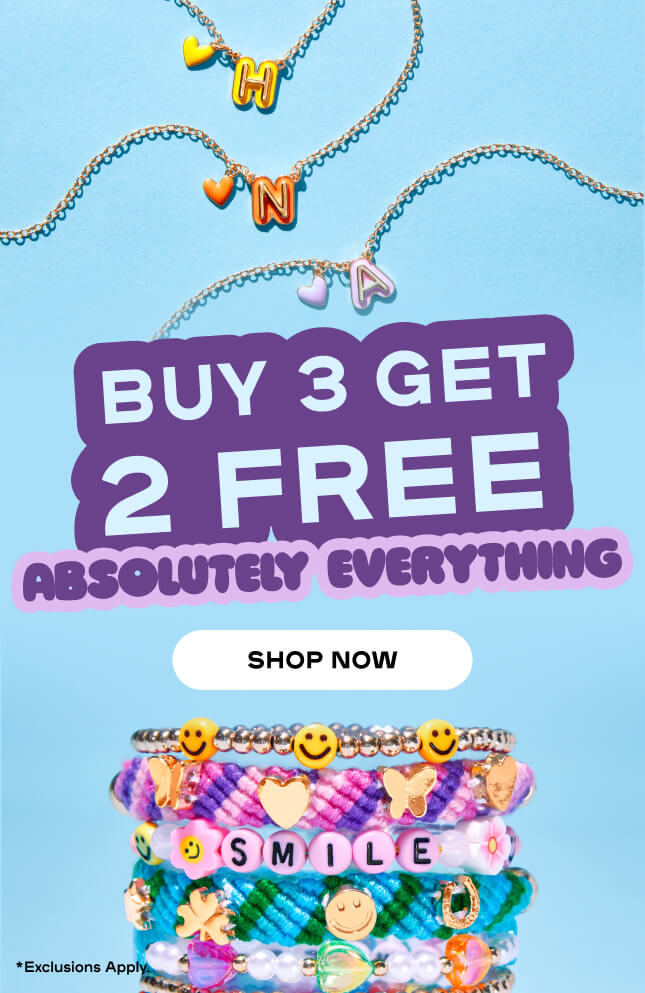 Buy 3 Get 2 Free* Absolutely Everything *Exclusions Apply