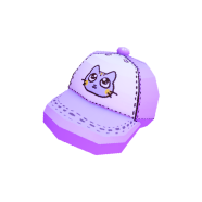 Hat with picture of a cat