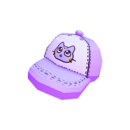 Hat with picture of a cat