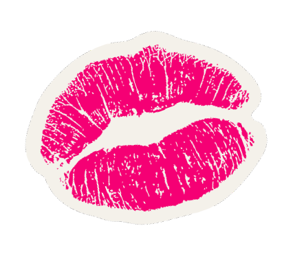 kiss sticker