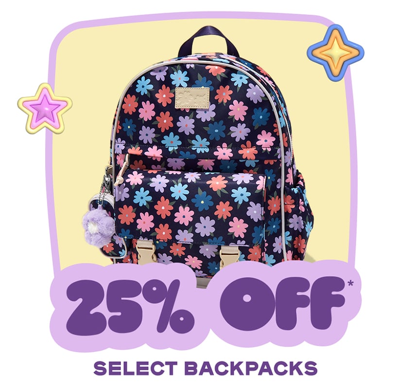 25% Off Select Backpacks