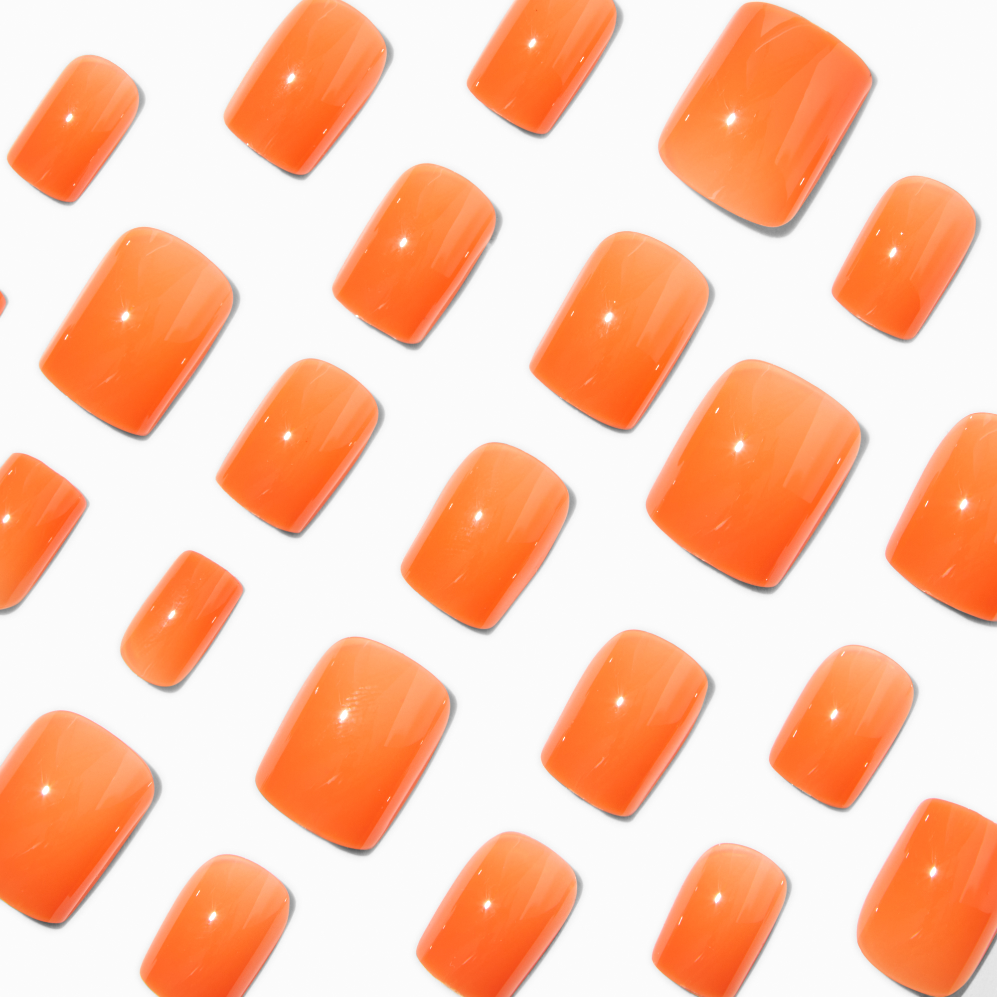 Glossy Medium Square Vegan Faux Nail Set