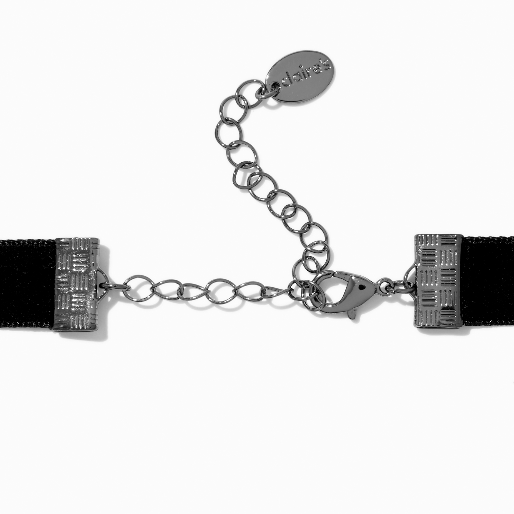 Black Velvet Red Drip Heart Choker Necklace