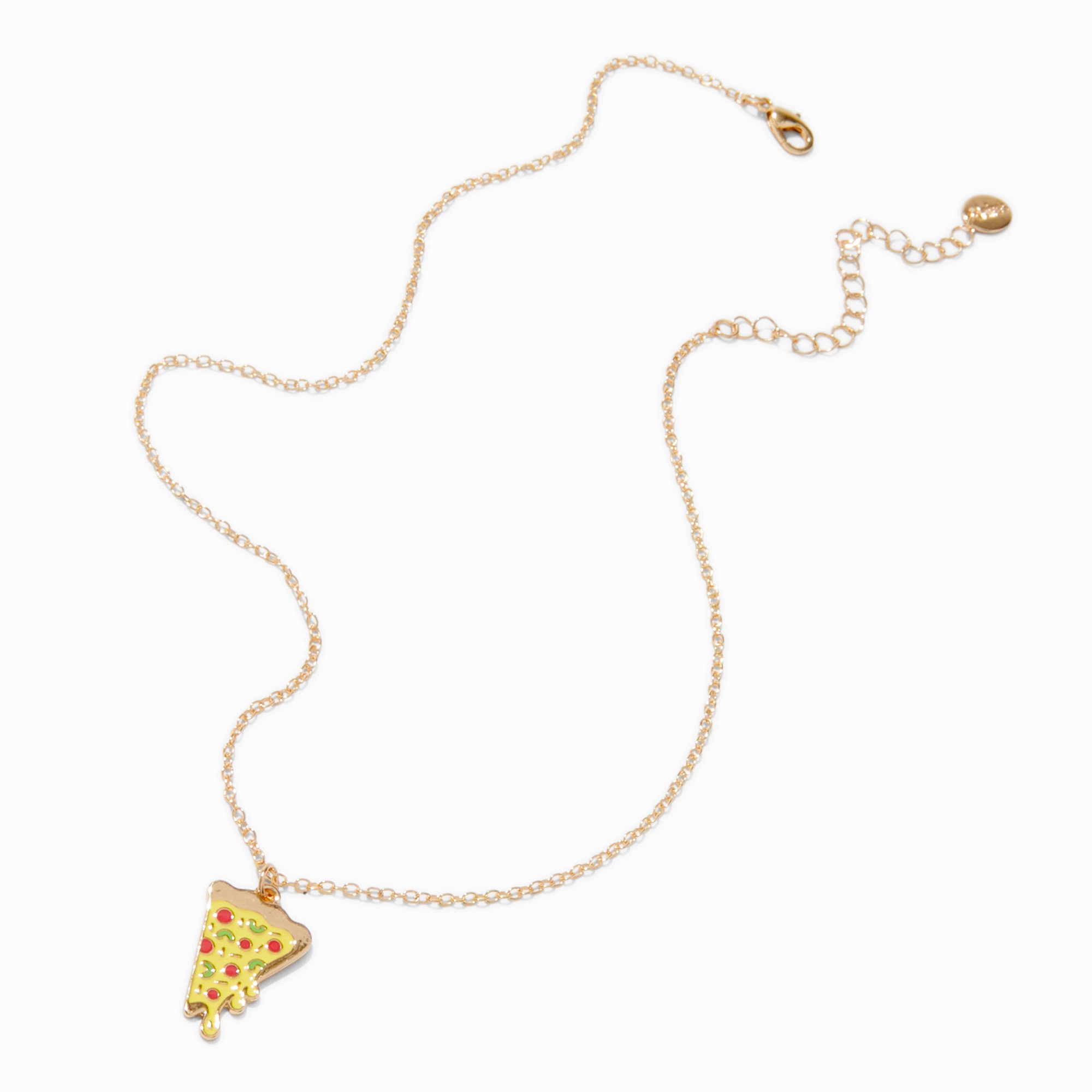 Pizza Slice Pendant Necklace